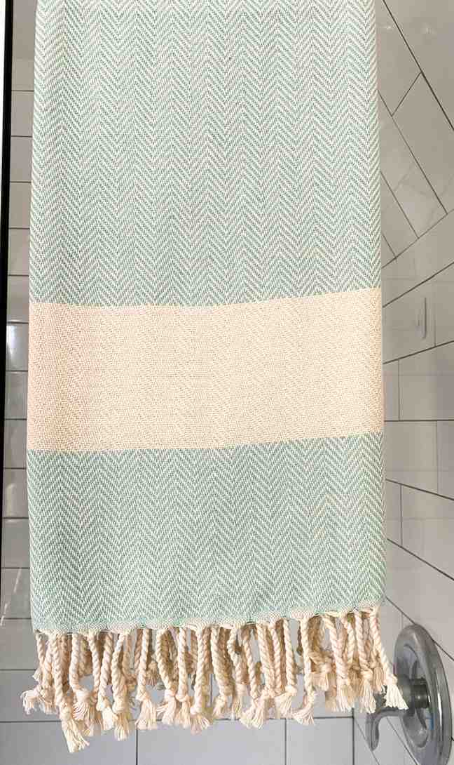 Herringbone 100% Turkish Cotton Beach & Bath Towel