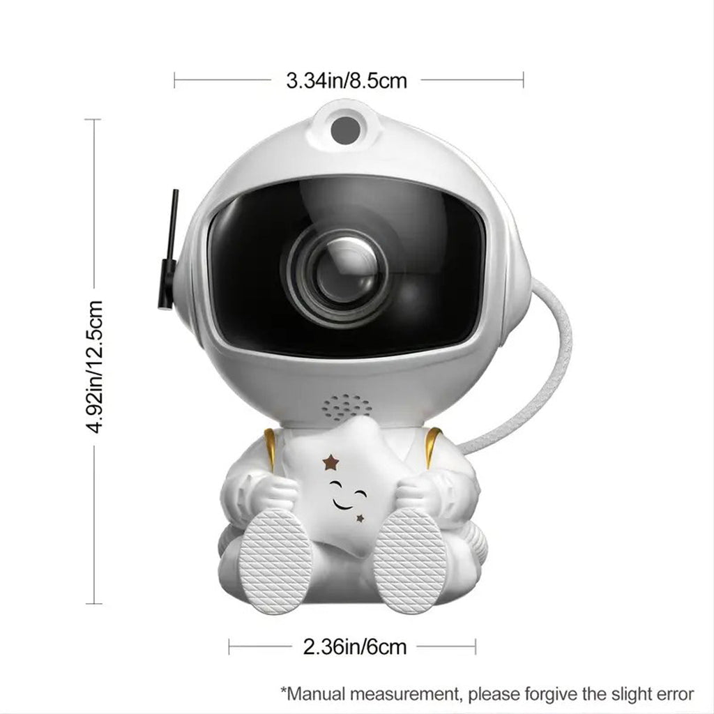 Astronaut Starry Night Light Projector- White or Black