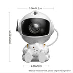 Astronaut Starry Night Light Projector- White or Black