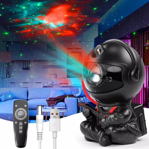 Astronaut Starry Night Light Projector- White or Black