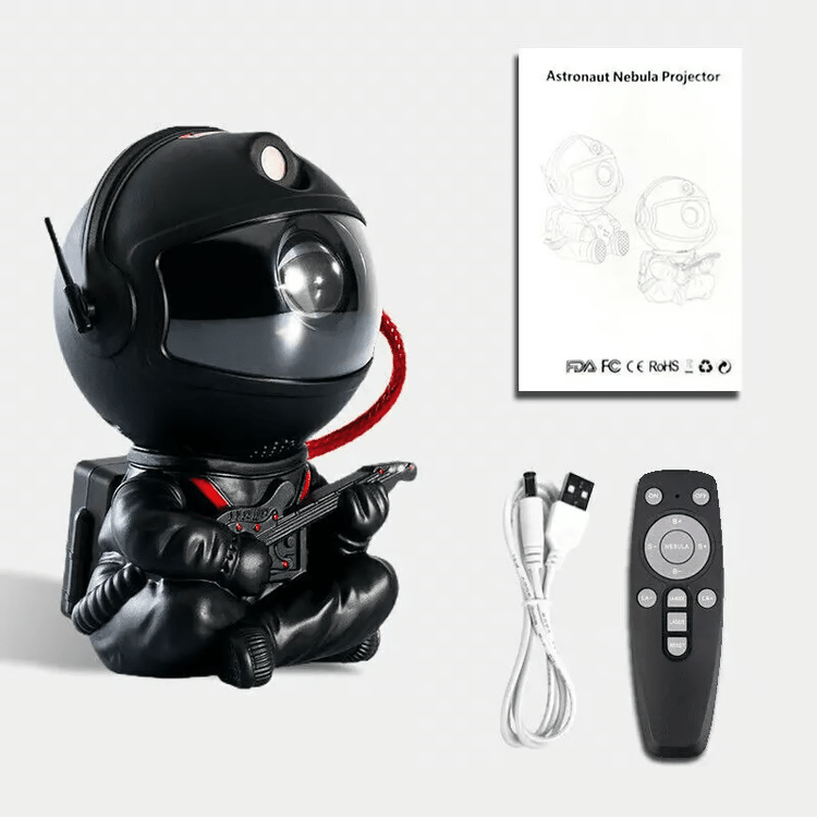 Astronaut Starry Night Light Projector- White or Black