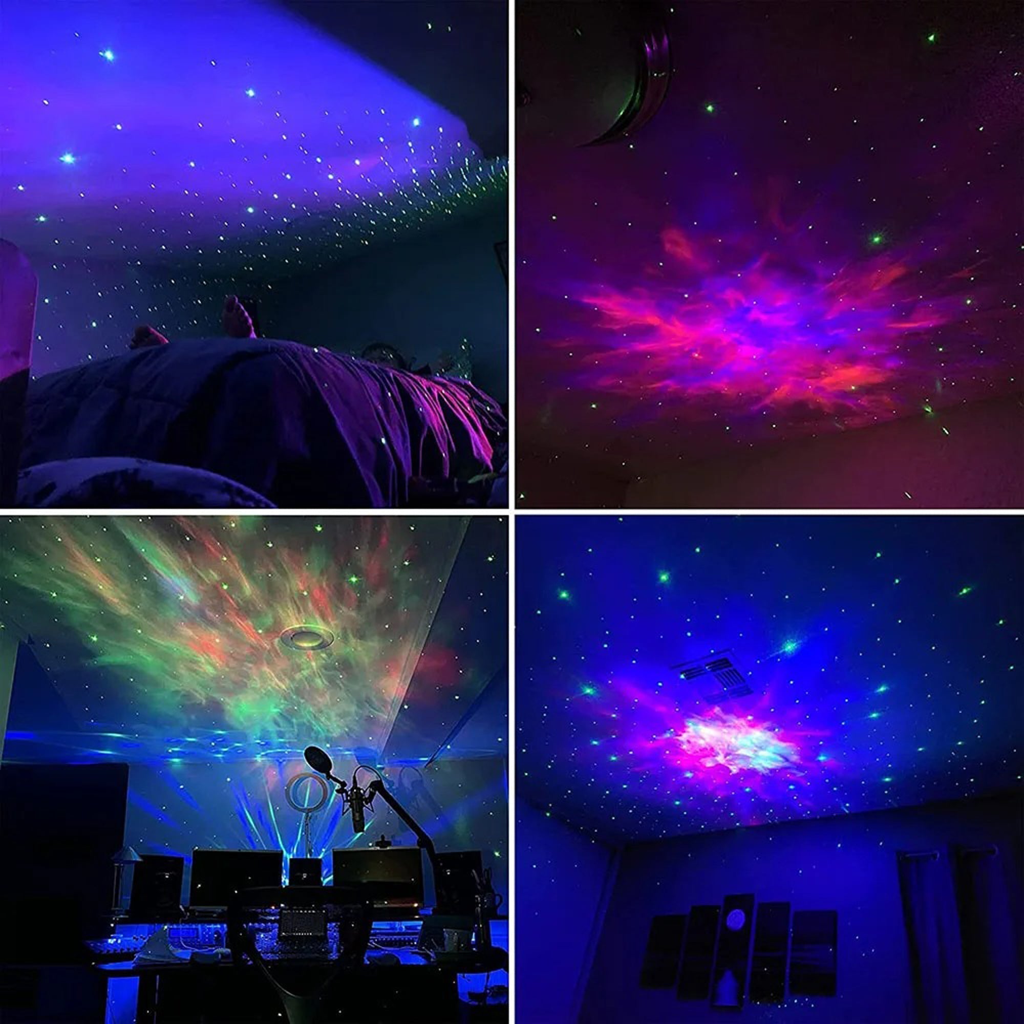 Astronaut Starry Night Light Projector- White or Black