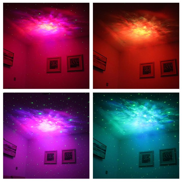 Astronaut Starry Night Light Projector- White or Black