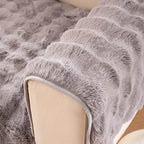Molly Mutt Couch Cover - Soft, Cozy, and Non-Slip Plush Sofa Protector