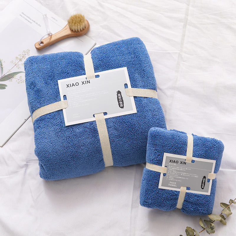Absorbent Bath Towel Set For Mother And Child