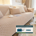 Plush Nordic Sofa Slipcover Pet/Kid Friendly Washable