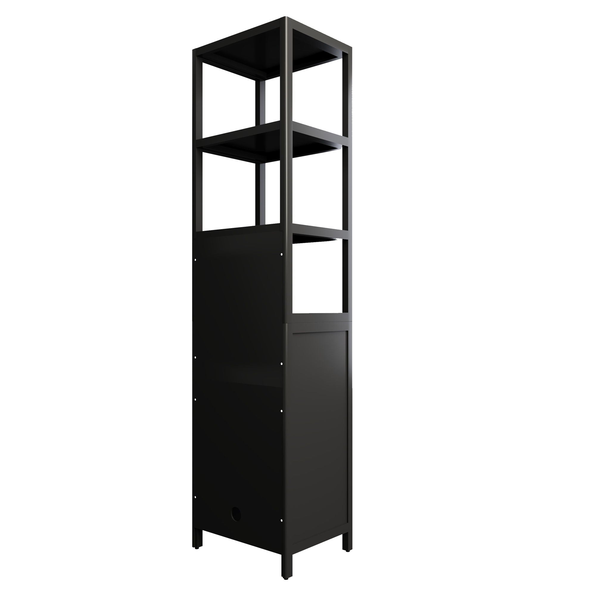 Storage Cabinet, Tall Tower, Multifunctional For Bathroom Entry Bedroom Laundry