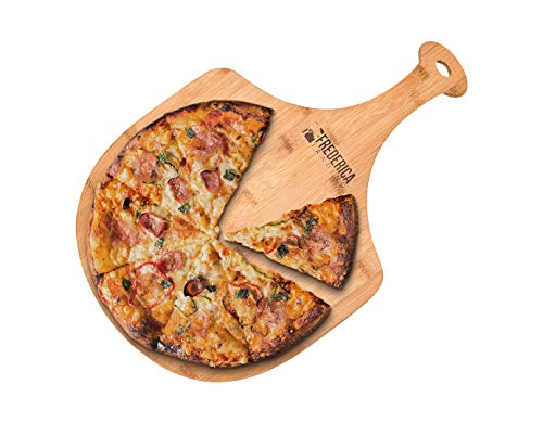 Bamboo Pizza Peel, Cutting Board Paddle
