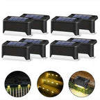 Cordless Solar LED Rail, Walkway, Wall Lights