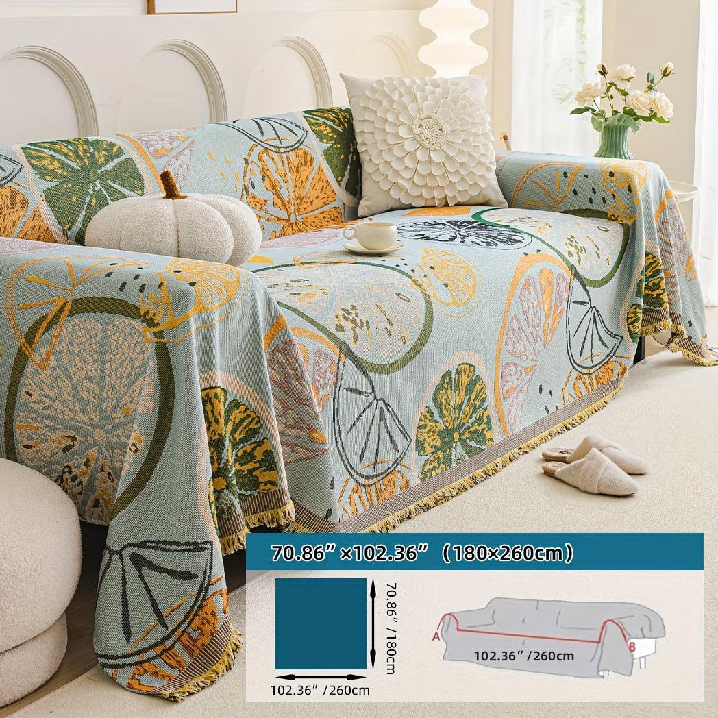 Boho Chic Double-sided Chenille Sofa Cover 6 Gorgeous styles For all Seasons