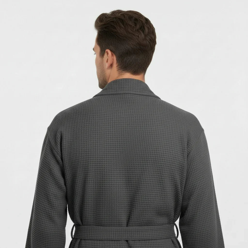 Waffle Bathrobe for Men