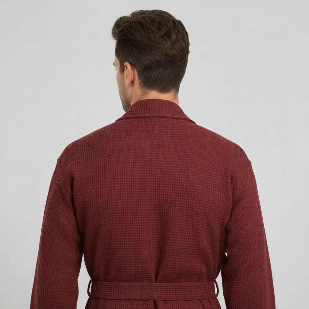 Waffle Bathrobe for Men