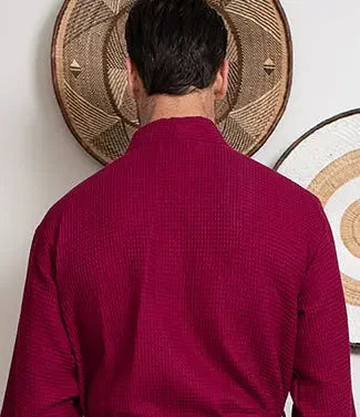 Waffle Bathrobe for Men