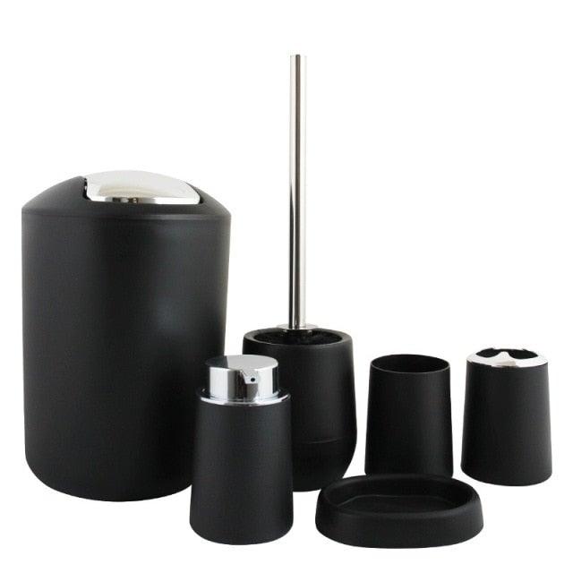 Bamboo Bathroom Accessories Set, Various Colors & Sizes