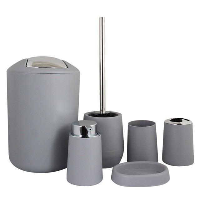 Bamboo Bathroom Accessories Set, Various Colors & Sizes