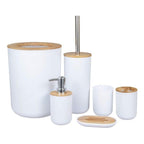 Bamboo Bathroom Accessories Set, Various Colors & Sizes