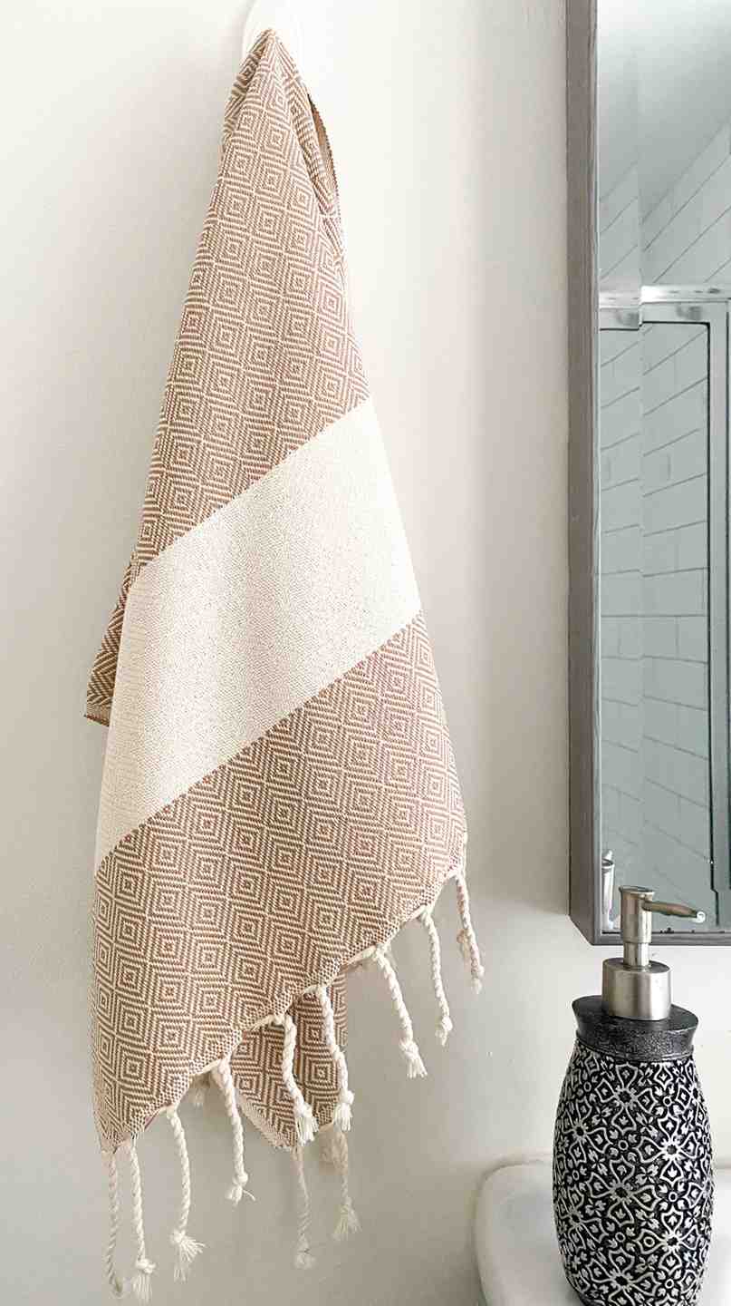 Diamond 100% Turkish Cotton Hand Towel for Bath and Kitchen
