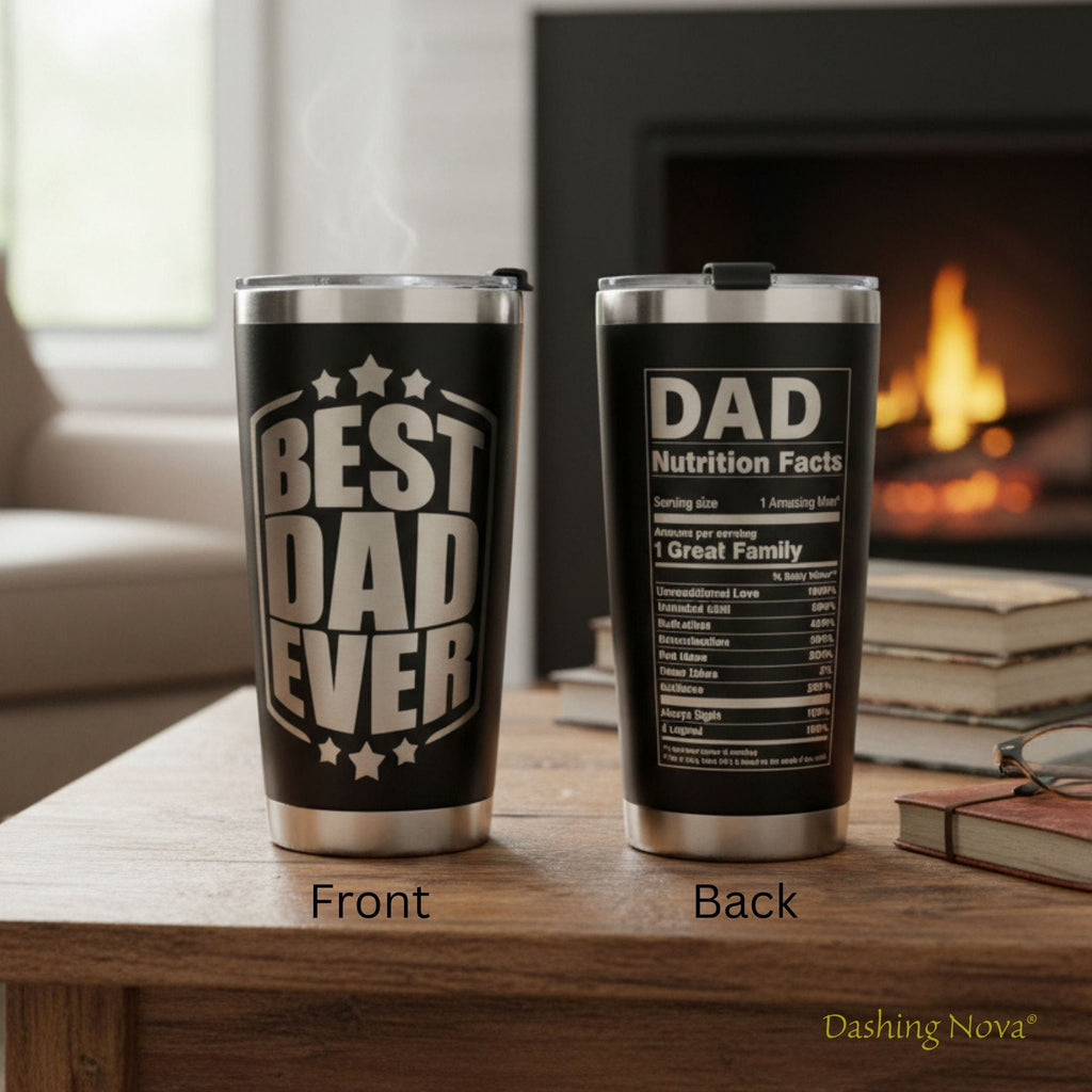 Best Dad Ever Tumbler Set w/ Premium Gift Box
