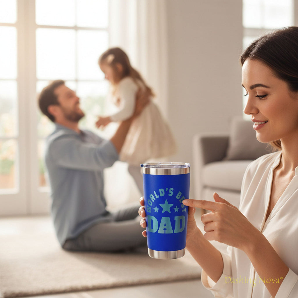 Best Dad Ever Tumbler Set w/ Premium Gift Box