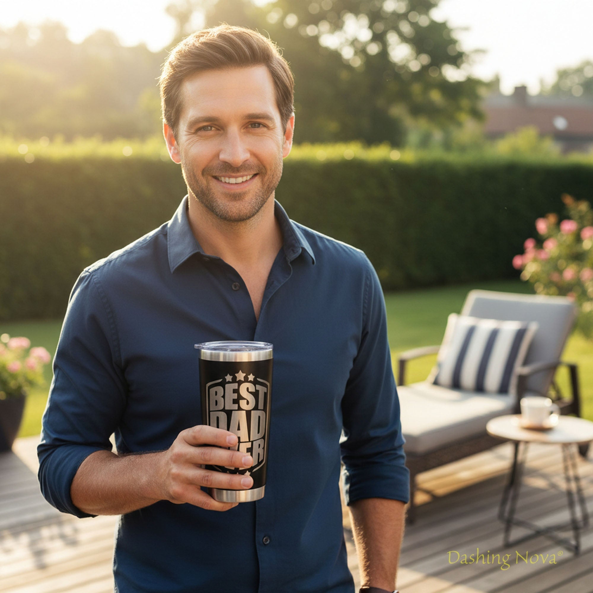 Best Dad Ever Tumbler Set w/ Premium Gift Box