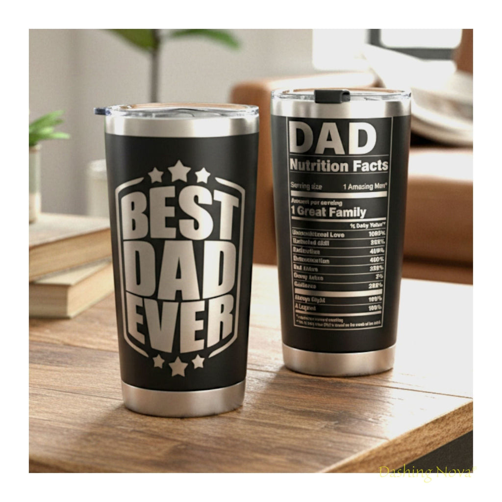 Best Dad Ever Tumbler Set w/ Premium Gift Box