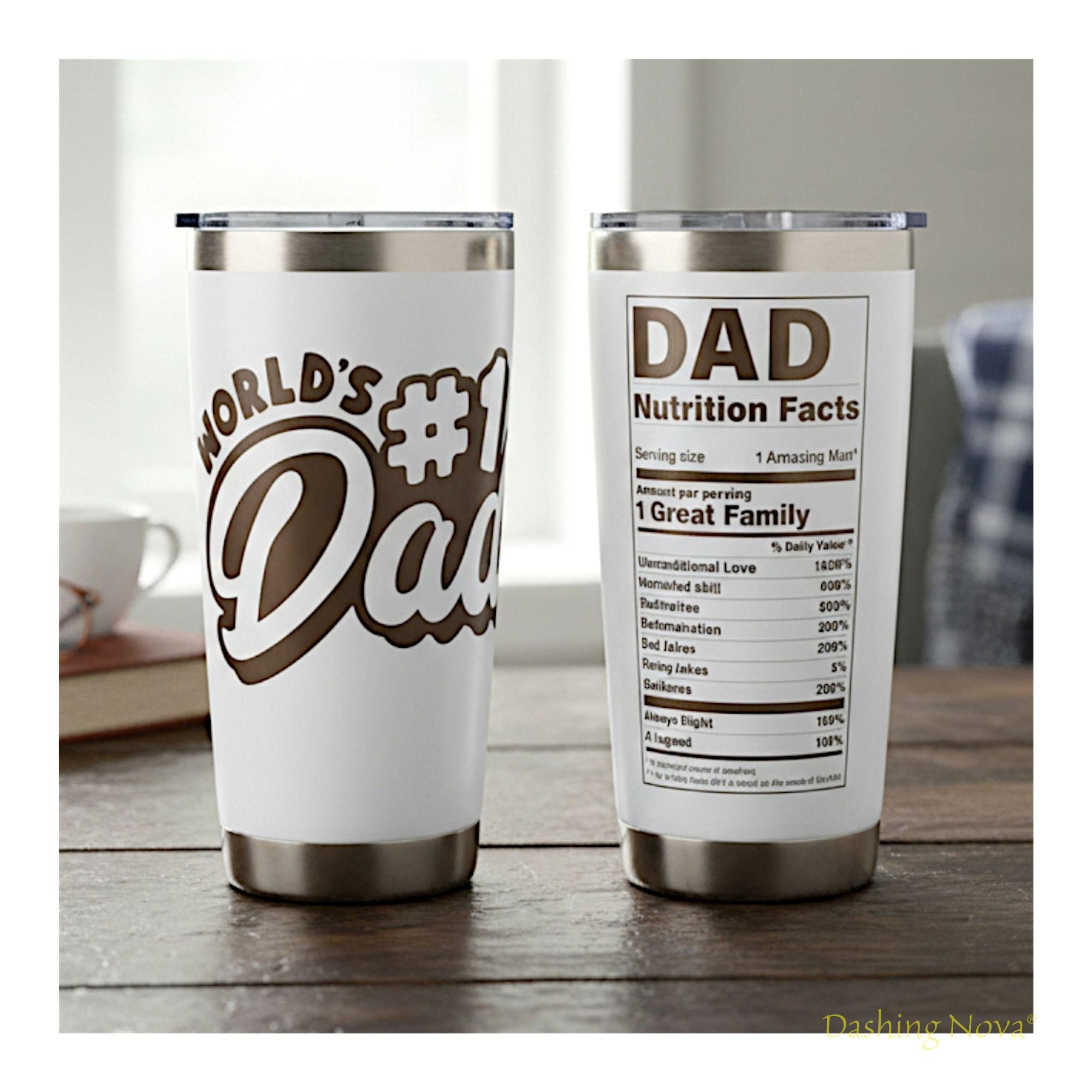 Best Dad Ever Tumbler Set w/ Premium Gift Box