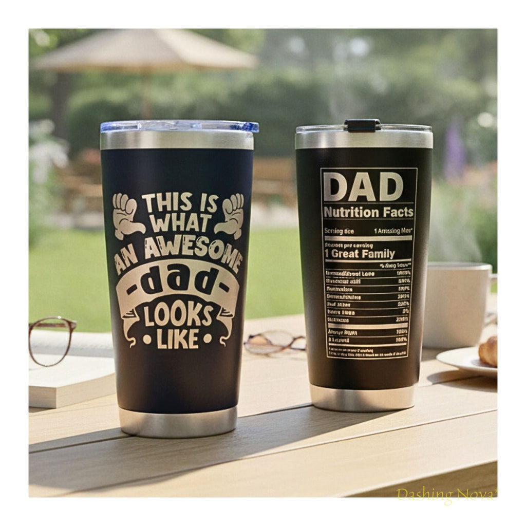Best Dad Ever Tumbler Set w/ Premium Gift Box