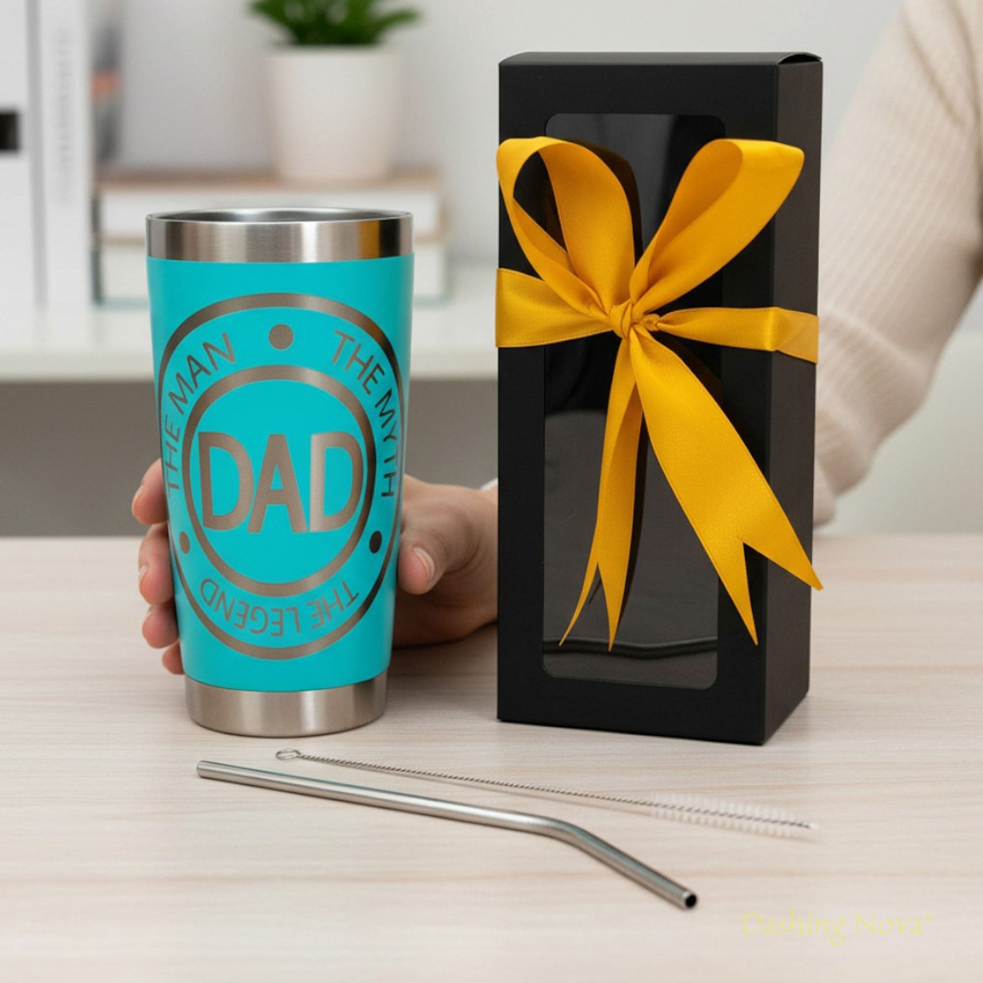 Best Dad Ever Tumbler Set w/ Premium Gift Box