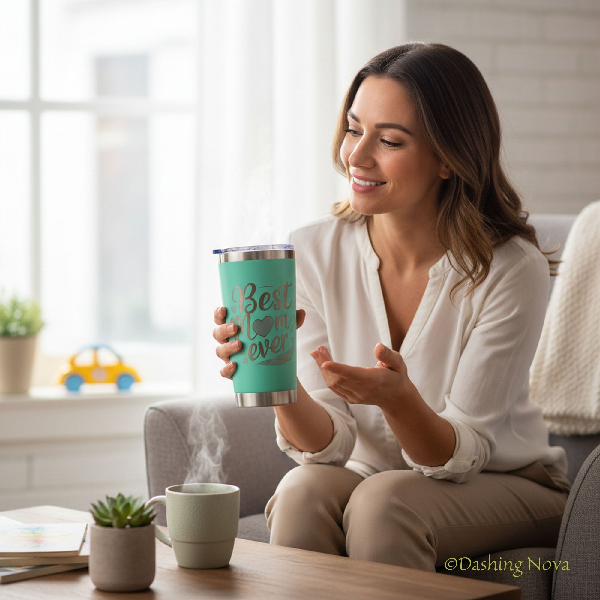 Best Mom Ever Tumbler Gift Set w/ Premium Gift Box
