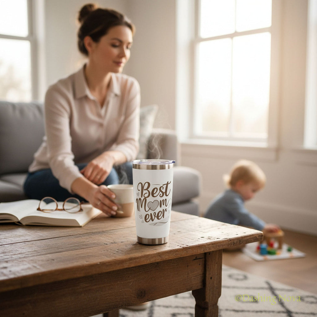 Best Mom Ever Tumbler Gift Set w/ Premium Gift Box