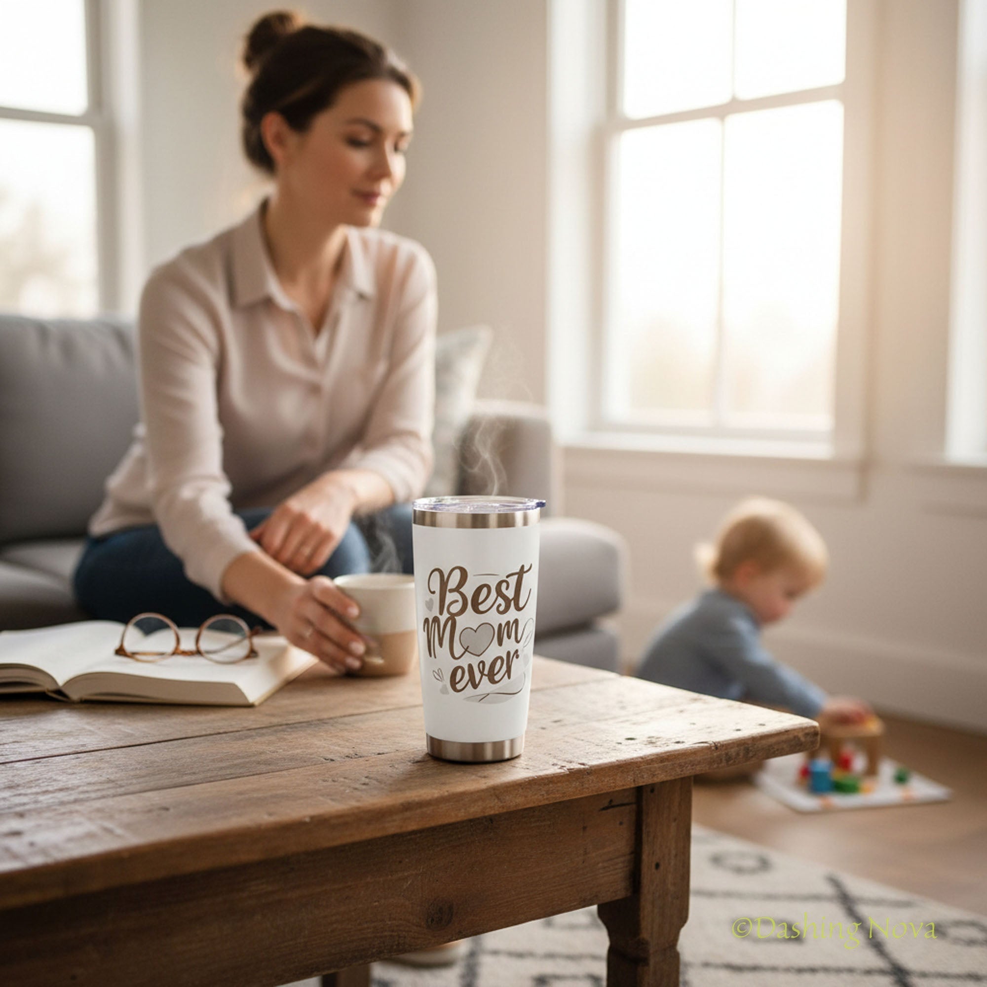 Best Mom Ever Tumbler Gift Set w/ Premium Gift Box