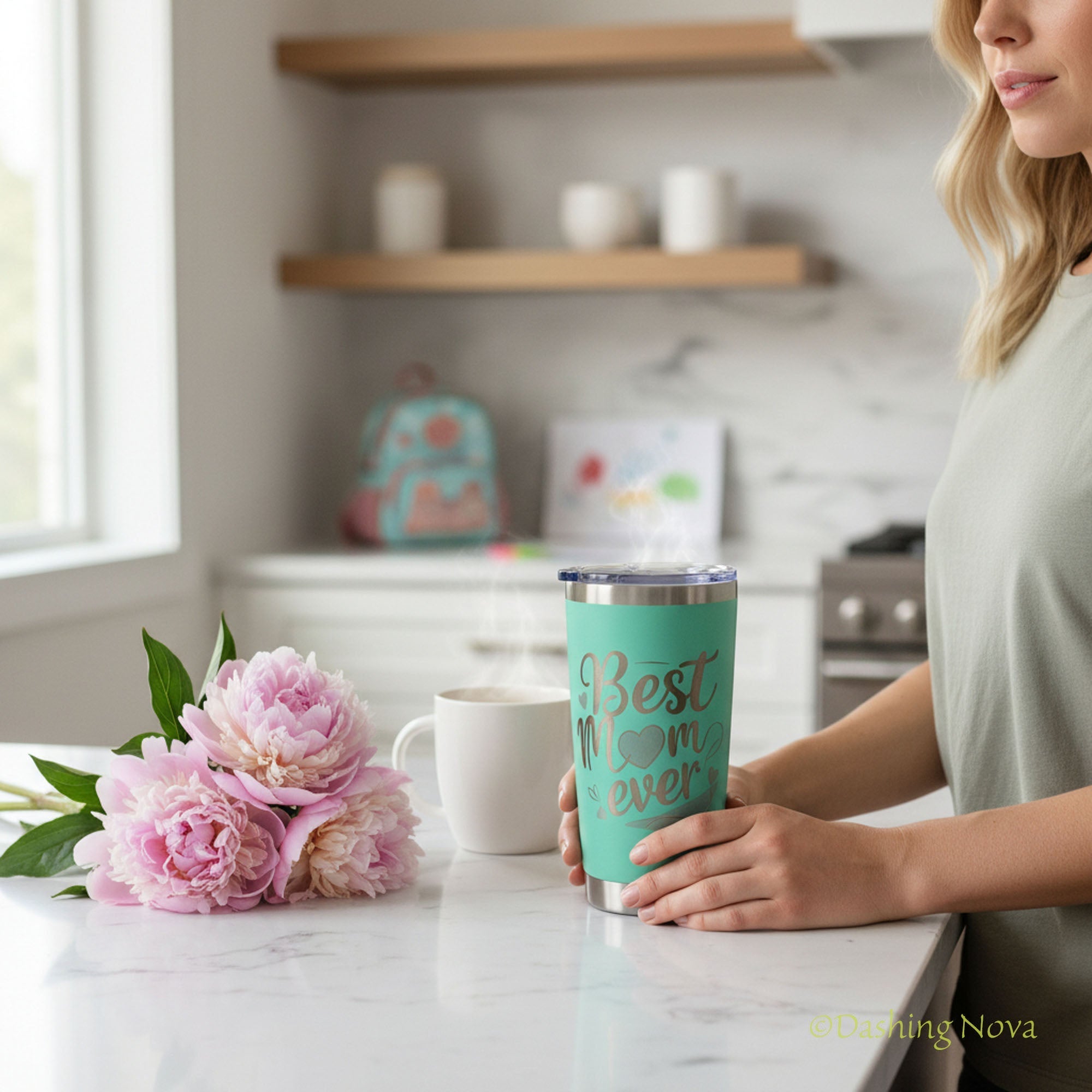 Best Mom Ever Tumbler Gift Set w/ Premium Gift Box
