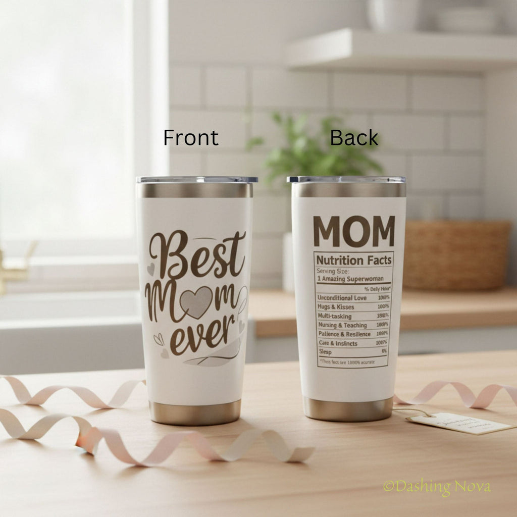 Best Mom Ever Tumbler Gift Set w/ Premium Gift Box