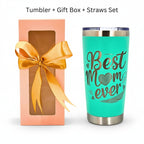Best Mom Ever Tumbler Gift Set w/ Premium Gift Box
