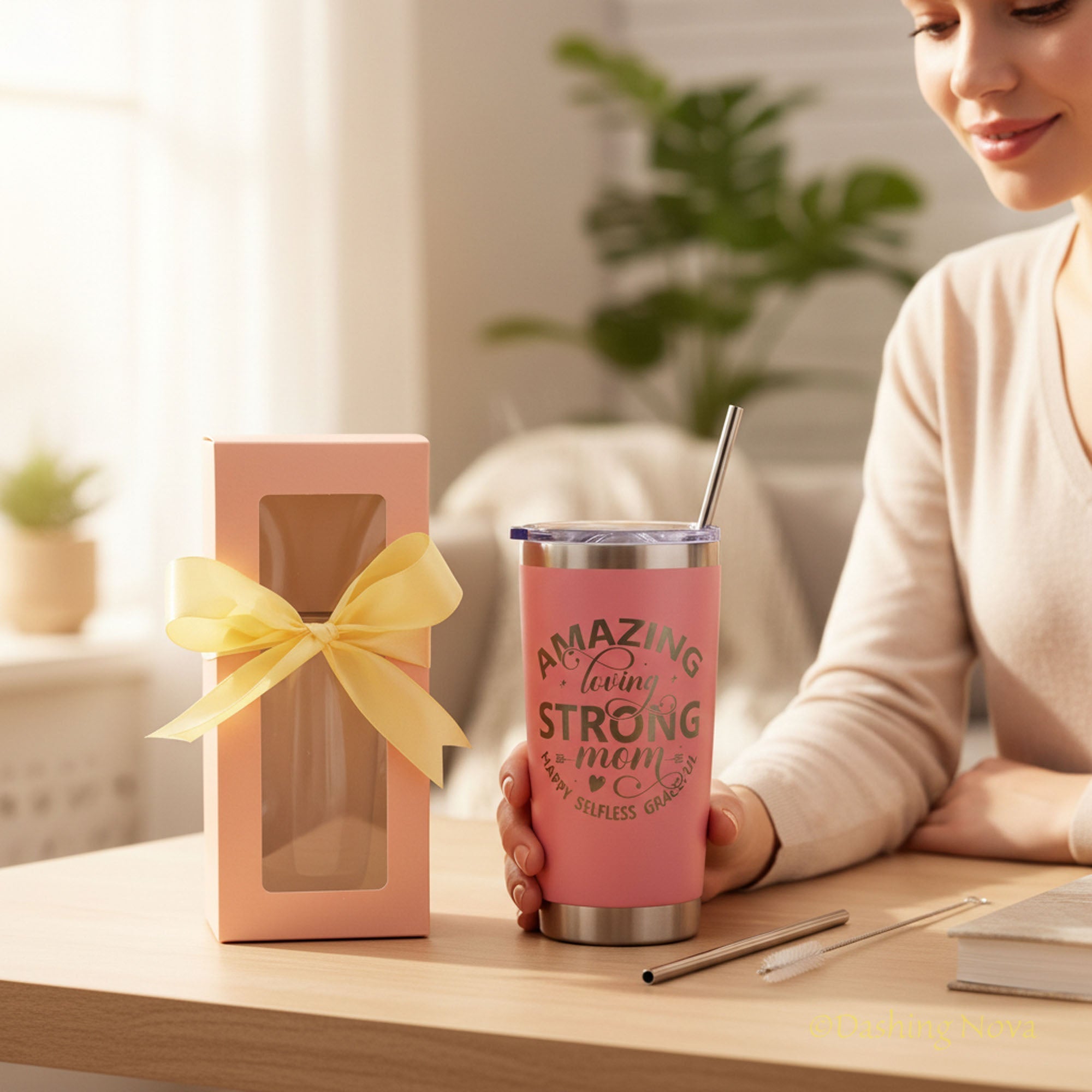 Best Mom Ever Tumbler Gift Set w/ Premium Gift Box