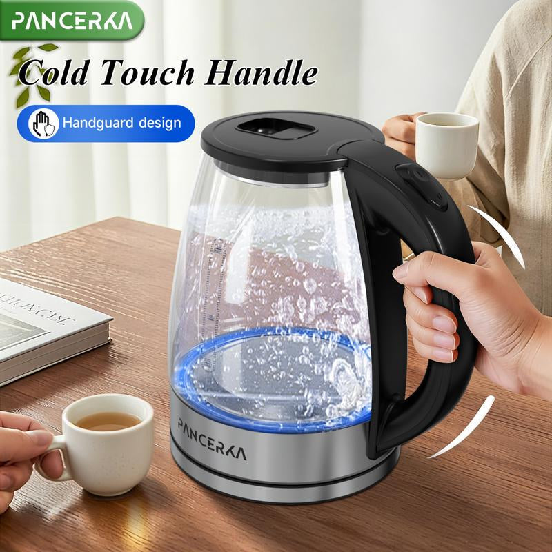 PANCERKA Electric Kettle 1.8L, 1500W Fast Boiling with LED Indicator, Auto Shut-Off, BPA-Free