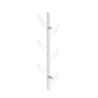 Vertical Eight Hook Coat Rack Towel Rack Wall Mount Various Colors