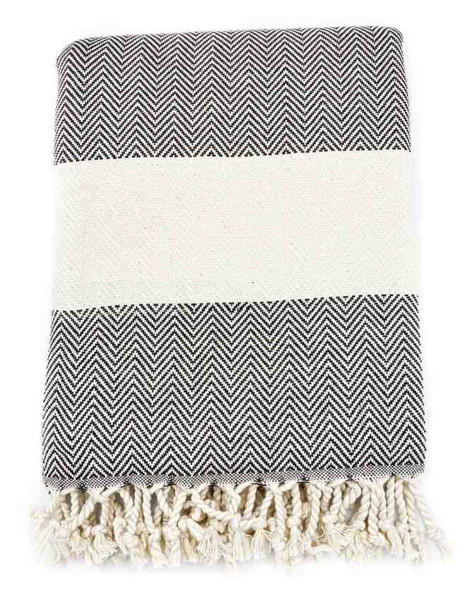 Herringbone 100% Turkish Cotton Beach & Bath Towel