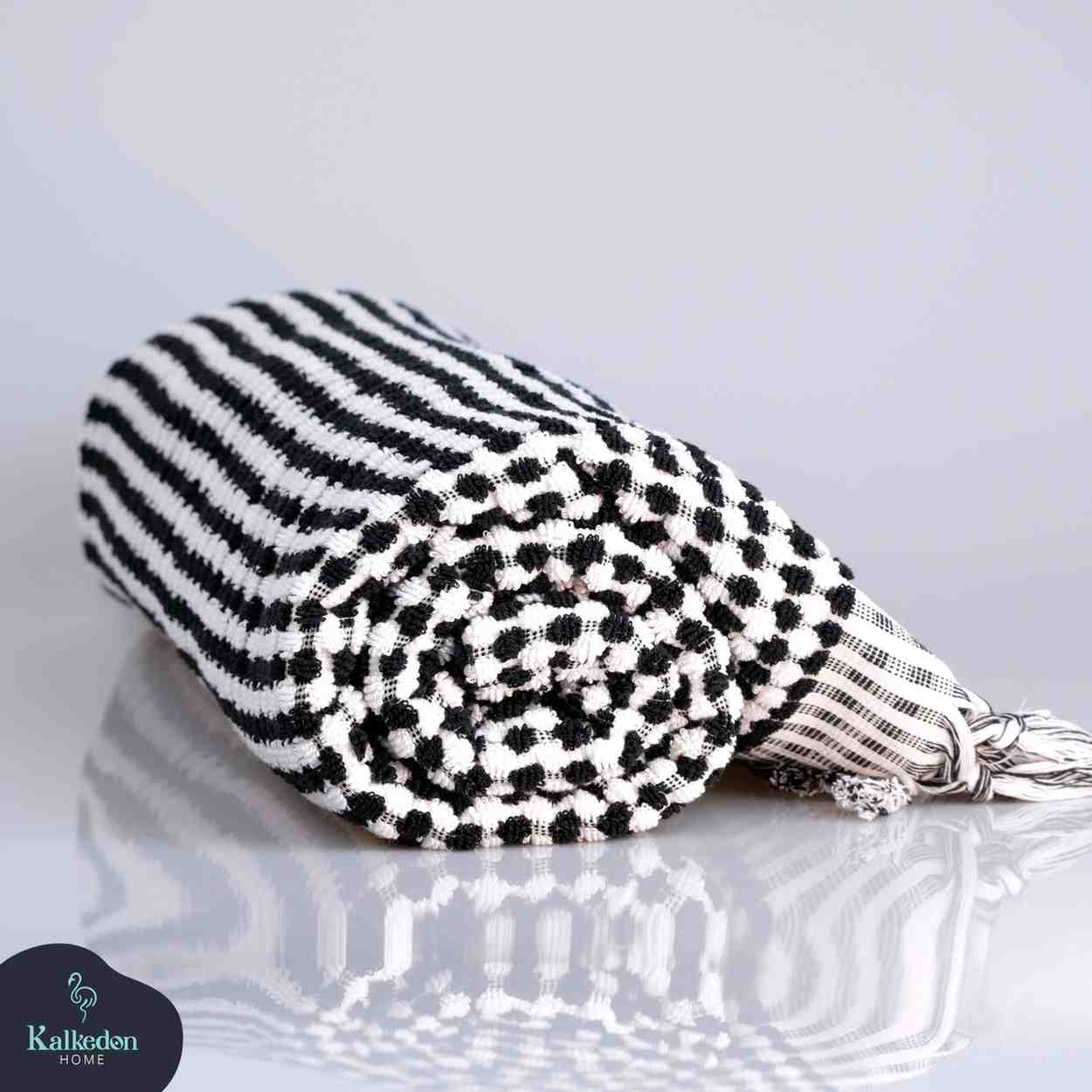 Turkish Cotton Pom Pom Bath Towel