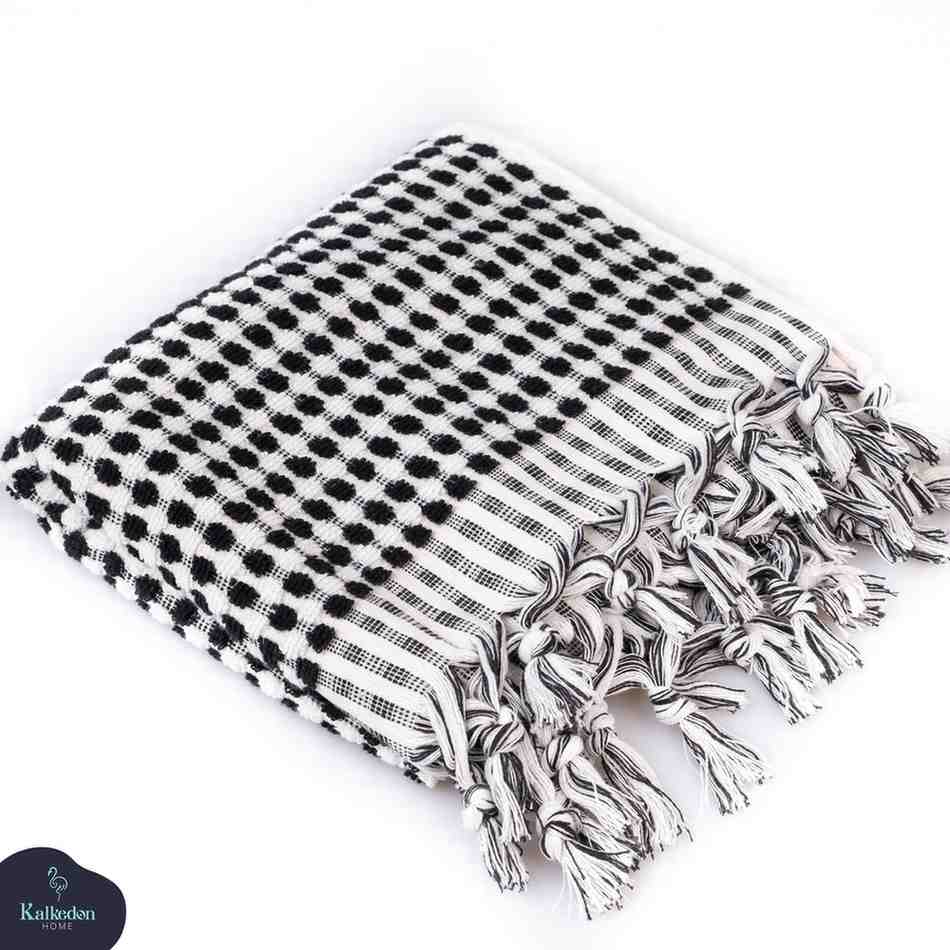 Turkish Cotton Pom Pom Hand Towel
