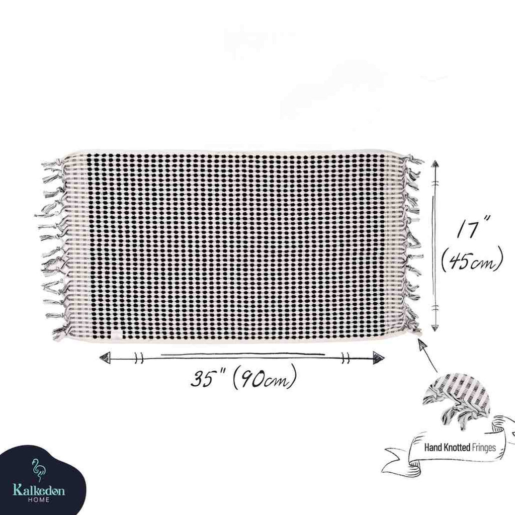 Turkish Cotton Pom Pom Hand Towel