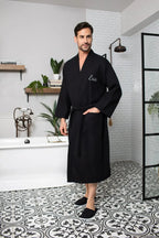Waffle Bathrobe for Men