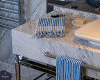 Striped Hand Towel for Bath & Kitchen