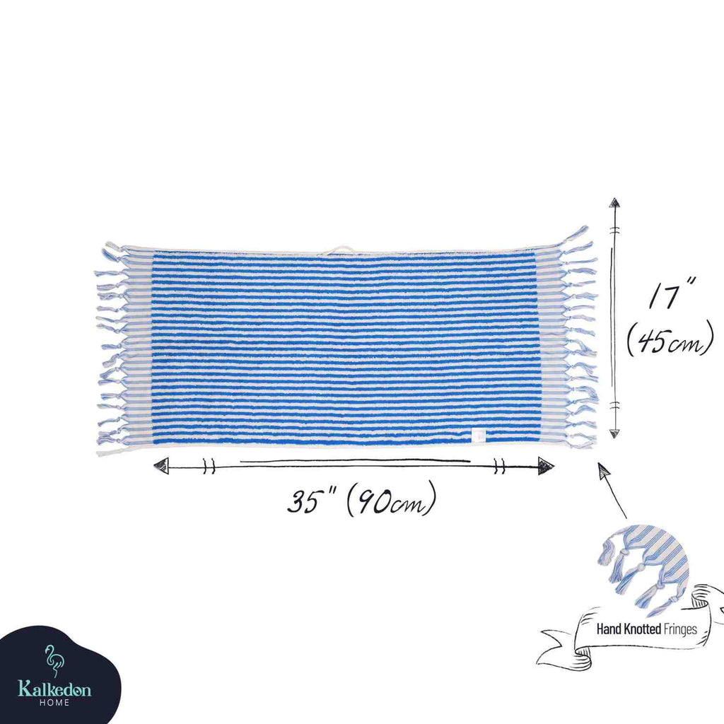 Striped Hand Towel for Bath & Kitchen