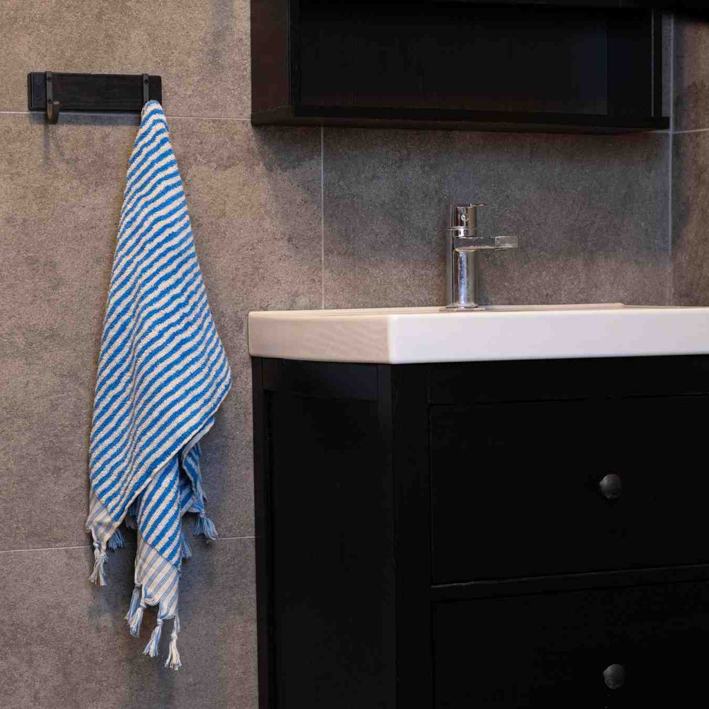 Striped Hand Towel for Bath & Kitchen