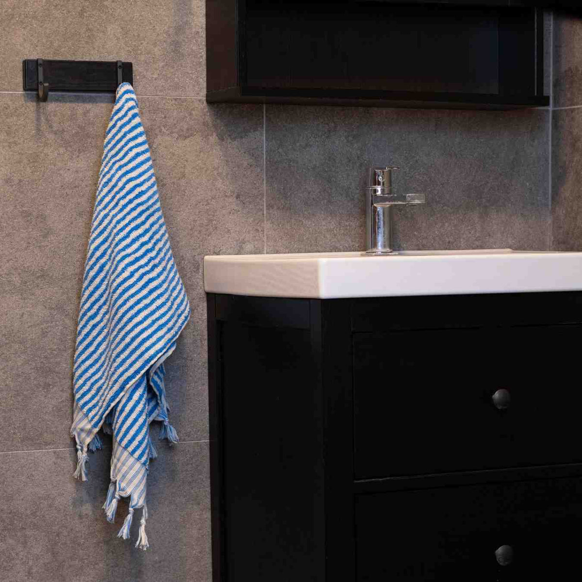 Striped Hand Towel for Bath & Kitchen