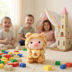 Boba Piggy Animal Plushie Gift for Girls & Boys