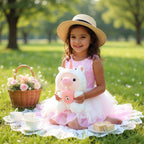 Boba Piggy Animal Plushie Gift for Girls & Boys