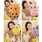 Boba Stuffed Animal, Bubble Tea Toy, Kawaii Novelty Figure