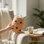 Boba Stuffed Animal, Bubble Tea Toy, Kawaii Novelty Figure